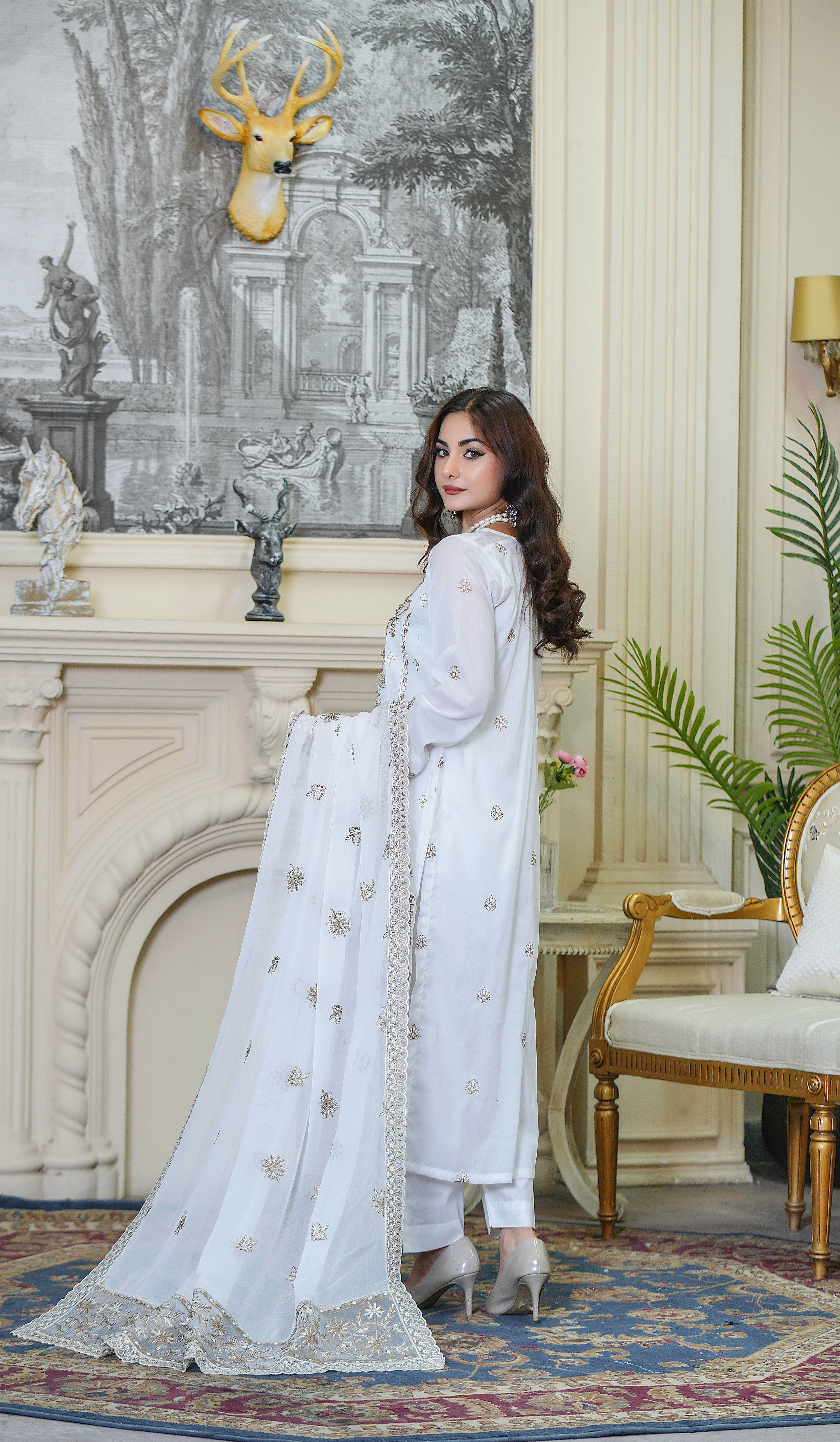 3PC EMBROIDERED PREMIUM LAWN (UNSTITCHED)