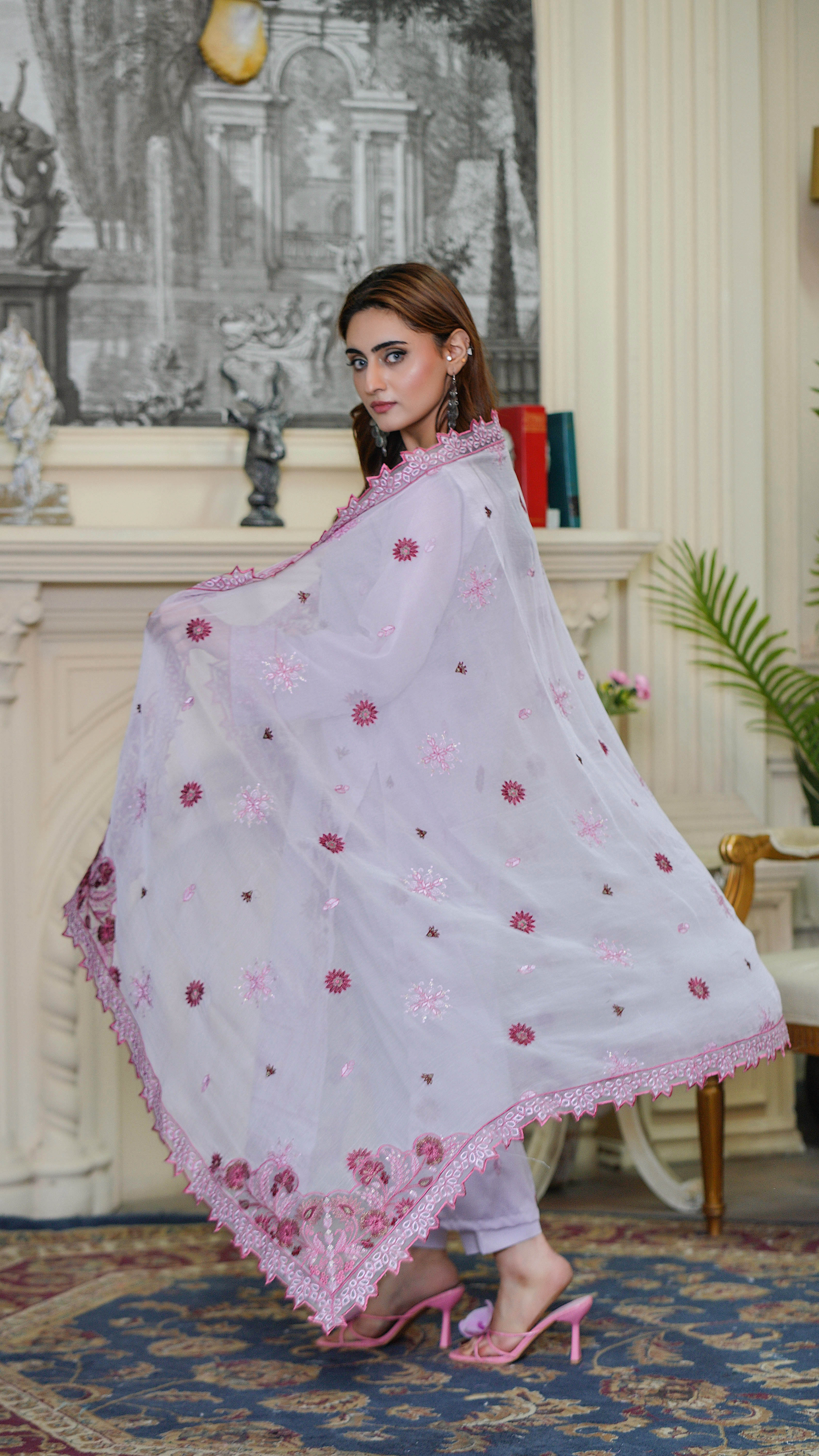 3PC EMBROIDERED PREMIUM LAWN (UNSTITCHED)
