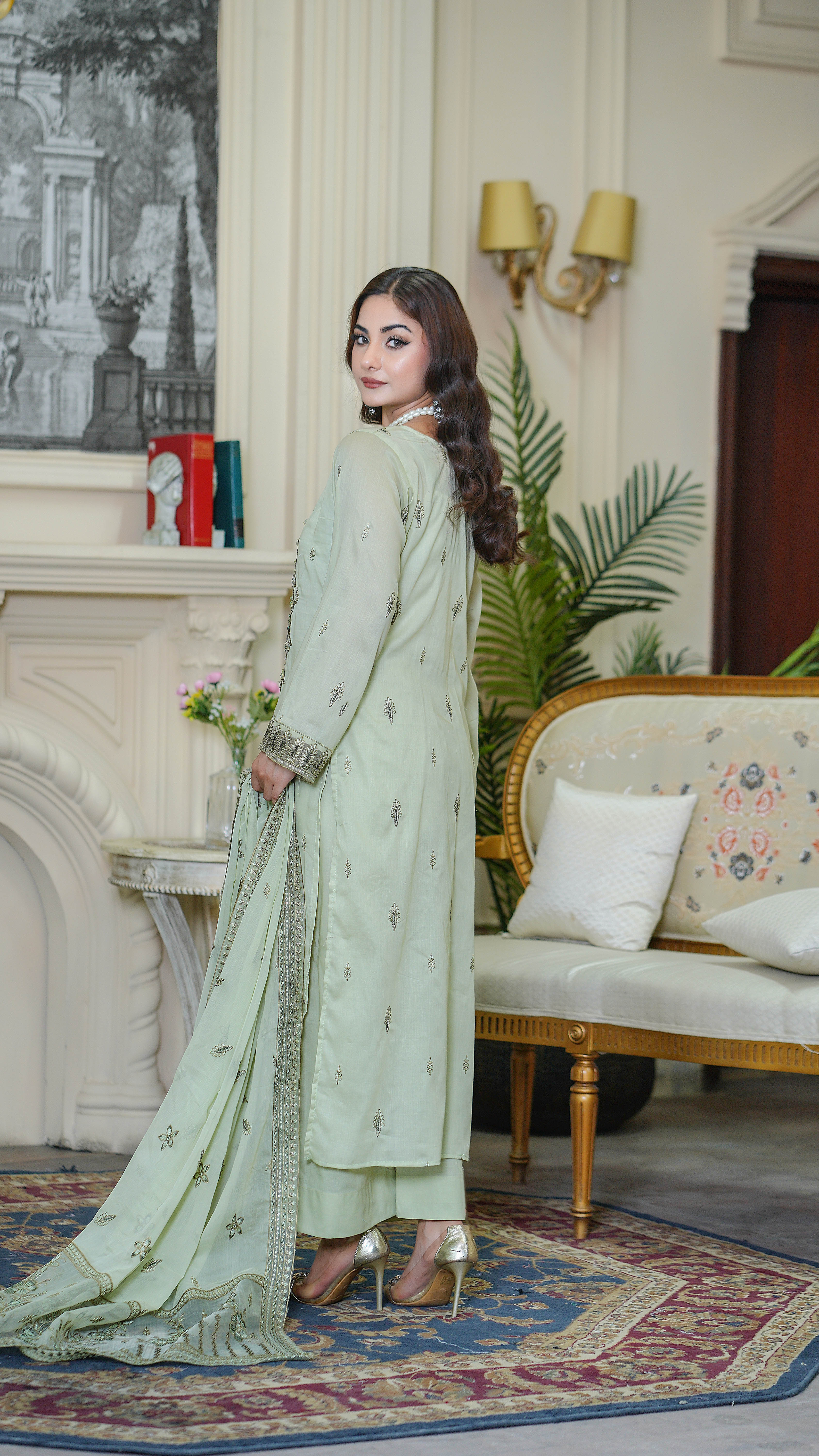 3PC EMBROIDERED PREMIUM LAWN (UNSTITCHED)