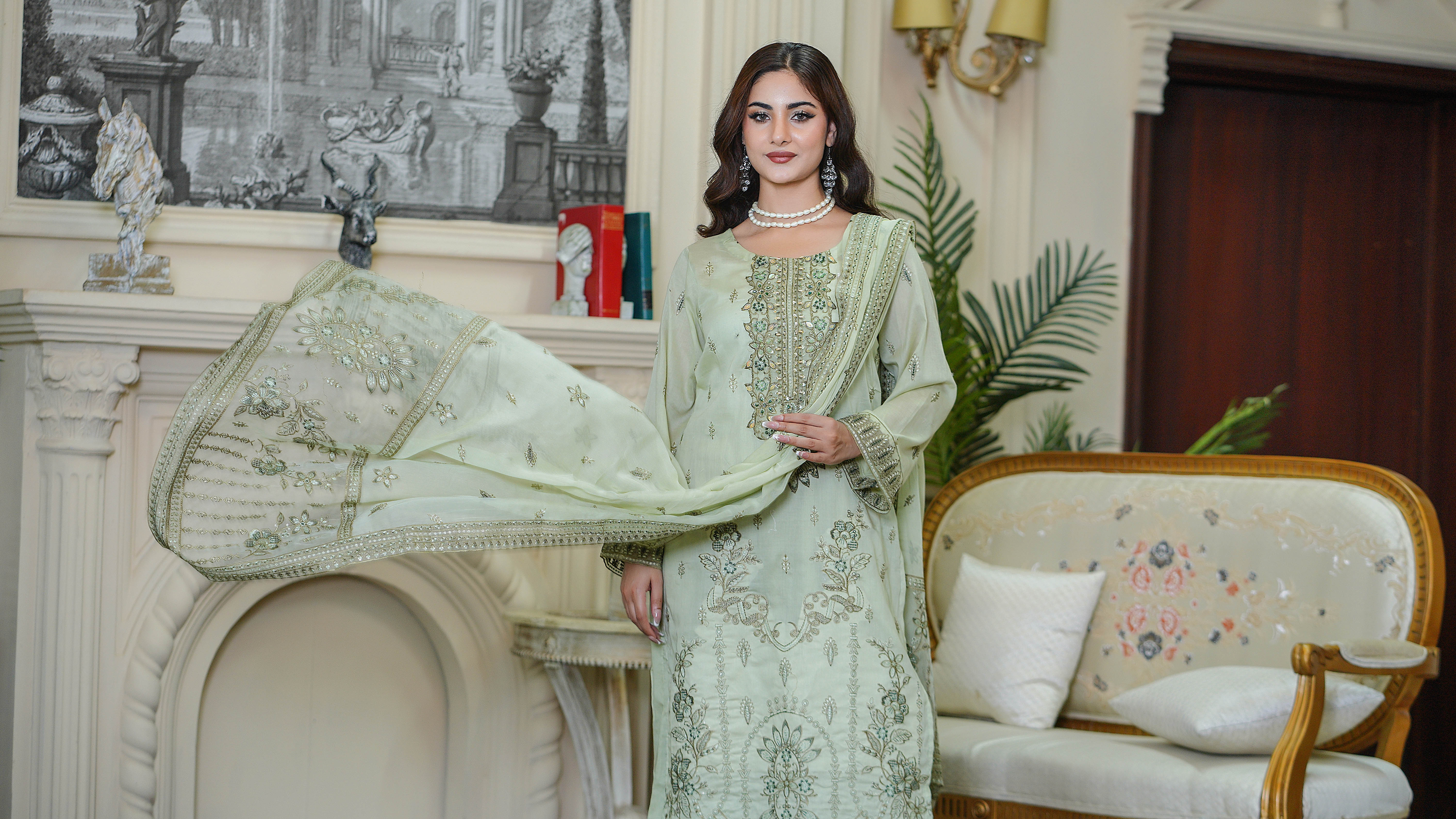 3PC EMBROIDERED PREMIUM LAWN (UNSTITCHED)